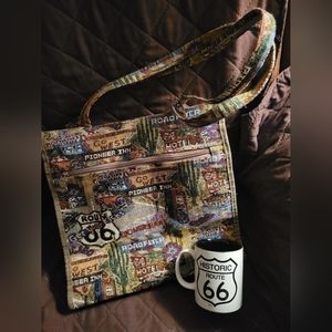 Route 66 tote & cup